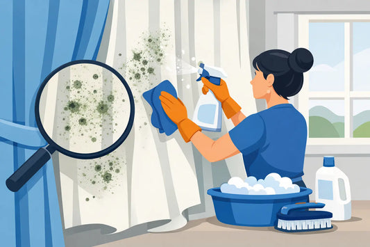 How to Clean Mouldy Curtain Linings Safely