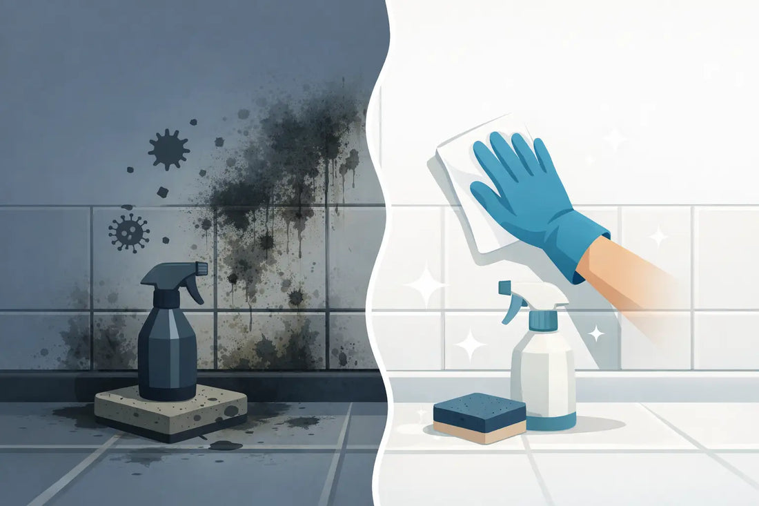 Before and After Mould Stain Removal