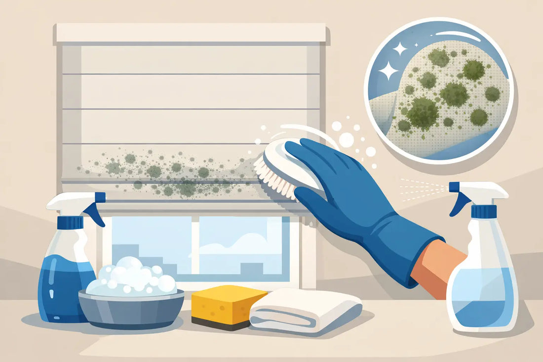 How to Remove Mould from Fabric Roman Blinds