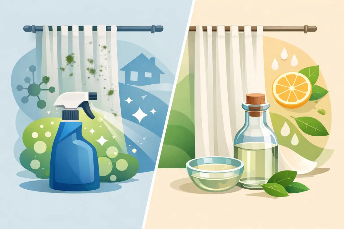 Mould Remover vs Vinegar for Curtains