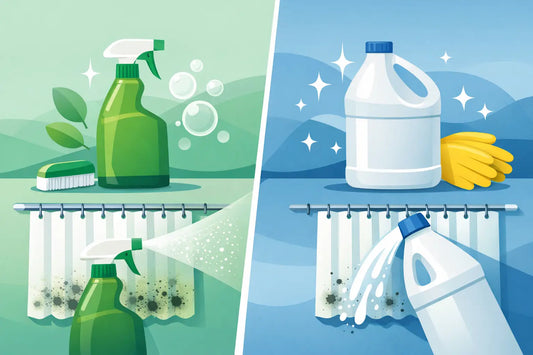 Curtain mould remover vs bleach: what works?